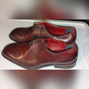 Lethato Men's Brown Leather Shoes